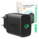 GREENCELL PowerSource Solo30 30W USB-C Charger