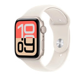 Apple Watch SE (3rd Gen) GPS + Cellular 44mm Starlight Aluminum Case with Starlight Sport Band - M/L