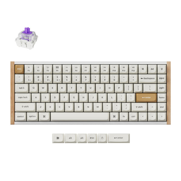 Keychron K2 HE Wireless Keyboard - Gateron Magnetic Nebula - US Layout