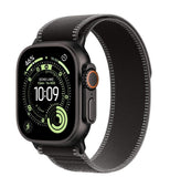 Apple Watch Ultra 3 GPS + Cellular 49mm Black Titanium with Black/Charcoal Trail Loop - S/M