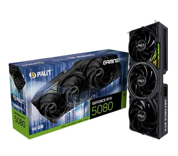 PALIT RTX 5080 GAMINGPRO 16GB GDDR7 256bit 3-DP HDMI