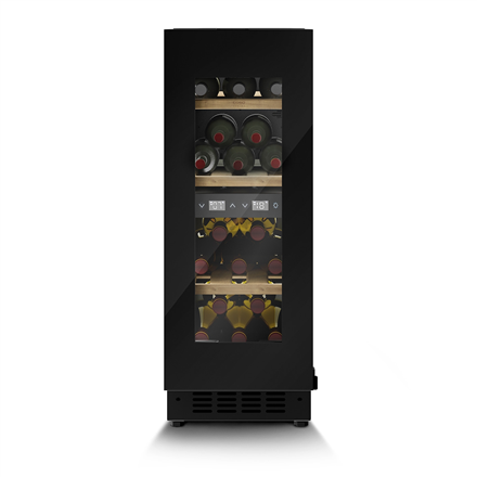 Caso WineDeluxe WDU 18 Built-in Wine Cooler - Black, 18 Bottle Capacity, F Energy Class