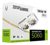 ZOTAC GAMING GeForce RTX 5060 Twin Edge OC White 8GB GDDR7 Graphics Card