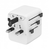 POWER Travel Adapter 20W with USB-A & USB-C Ports - White (TPA-1A2C20-01-W)