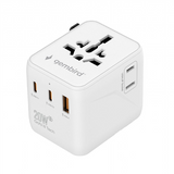 POWER Travel Adapter 20W with USB-A & USB-C Ports - White (TPA-1A2C20-01-W)