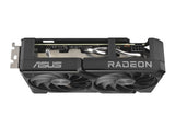 Graphics Card-ASUS-AMD-Radeon RX 9060 XT-16 GB-GDDR6-128 bit-PCI Express 5.0-Active-DUAL-RX9060XT-16G