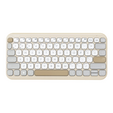 Asus Marshmallow KW100 Wireless Keyboard - US International - Oat Milk
