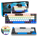 MCHOSE Mix 87 Wired Magnetic Gaming Keyboard - US - Apollo Magnetic Switch - White