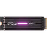CRUCIAL T710 4TB PCIe Gen5 NVMe M.2 2280 SSD up to 14500 MB/s read and 13800 MB/s write, with heatsink