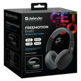 Defender FreeMotion B480 Bluetooth Headphones, Black