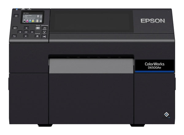 Epson ColorWorks D6500Ae Inkjet Color Label Printer - 85 mm/sec, USB, Ethernet