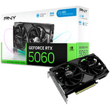 PNY GeForce RTX 5060 8GB Overclocked Dual Fan DLSS 4 Graphics Card