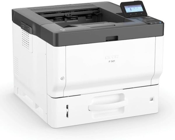 Ricoh P 501 Black and White A4 Laser Printer (418363) – 43 ppm, USB, Ethernet