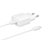 Samsung 15W Fast Charging USB-C Wall Charger - White (EP-T1510XWEGEU)