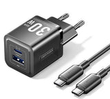 Vention 30W Dual Port USB-A & USB-C Wall Charger with Cable (TZ-FEQB0-EU-01)