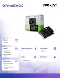 Graphic GeForce RTX 5050 8GB Graphics Card VCG50508SFXPB1