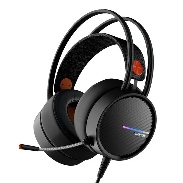 CANYON INTERCEPTOR GH-8A Gaming Headset - 3.5mm & USB Connectivity