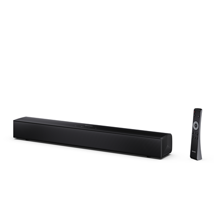 Sharp Compact 2.0 Soundbar - HT-SB121 - 120 W - Bluetooth - Wireless connection - Black