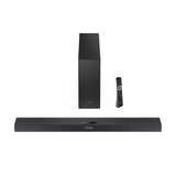 Sharp 2.1ch Ultra-slim Dolby Atmos/DTS Virtual: X Soundbar with Wireless Subwoofer - HT-SBW320 - 360 W - Bluetooth - Wireless connection - Black