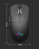 Media-tech MT1124: 2-in-1 optical mouse with rechargeable battery, multi-color backlight and silent click
