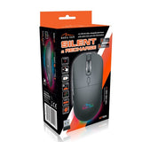 Media-tech MT1124: 2-in-1 optical mouse with rechargeable battery, multi-color backlight and silent click