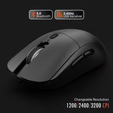 Media-tech MT1124: 2-in-1 optical mouse with rechargeable battery, multi-color backlight and silent click