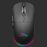 Media-tech MT1124: 2-in-1 optical mouse with rechargeable battery, multi-color backlight and silent click
