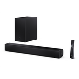 Sharp Compact 2.1 Soundbar with Wireless Subwoofer - HT-SBW121 - 240 W - Bluetooth - Wireless connection - Black