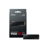 SAMSUNG 9100 PRO SSD with Heatsink 8TB M.2 PCIe Gen 5.0 x2 NVMe Internal SSD