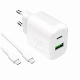 Vention 30W GaN Dual Port Charger - USB-A & USB-C (Black)
