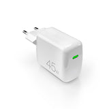 Puro 45W Super Mini GaN USB-C Wall Charger - White