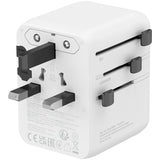 CANYON OnTour 70W Universal Travel Adapter - EU/UK/US/AUS - White
