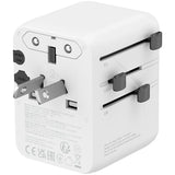 CANYON OnTour 70W Universal Travel Adapter - EU/UK/US/AUS - White