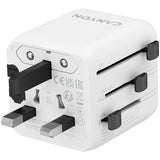 CANYON OnTour One Universal Travel Adapter - EU/UK/US/AUS - White