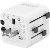 CANYON OnTour One Universal Travel Adapter - EU/UK/US/AUS - White