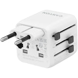 CANYON OnTour One Universal Travel Adapter - EU/UK/US/AUS - White