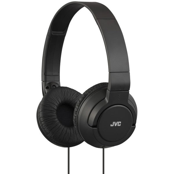 JVC HA-S180 Lightweight On-Ear Headphones - Black
