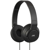 JVC HA-S180 Lightweight On-Ear Headphones - Black