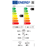 Candy RPW4966BWMBC/1-S Washer Dryer - 9kg Wash, 6kg Dry, 1400 RPM, A/D Energy Class