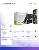 ZOTAC GAMING GeForce RTX 5070 SOLID 12GB GDDR7 Graphics Card