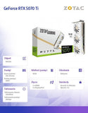 Zotac GAMING GeForce RTX 5070 Ti SOLID CORE OC 16GB GDDR7 Graphics Card