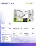 Zotac GAMING GeForce RTX 5050 Twin Edge OC 8GB GDDR6 Graphics Card