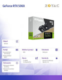 ZOTAC GAMING GeForce RTX 5060 Twin Edge OC 8GB GDDR7 Graphics Card