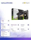 ZOTAC GAMING GeForce RTX 5060 SOLO 8GB GDDR7 Graphics Card