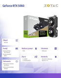 Zotac GAMING GeForce RTX 5060 Twin Edge 8GB GDDR7 Graphics Card