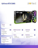 ZOTAC GAMING GeForce RTX 5080 AMP EXTREME INFINITY 16GB GDDR7 Graphics Card