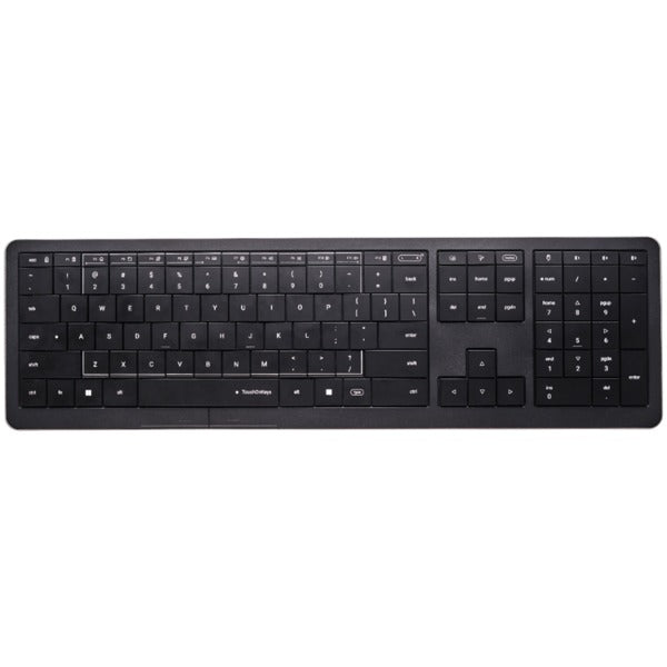 CLEVETURA CLVX 1 Touch-On-Keys AI Wireless Keyboard - ANSI US, Scissor Switches, Aluminum Chassis, Interactive RGB