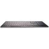 CLEVETURA CLVX 1 Touch-On-Keys AI Wireless Keyboard - ANSI US, Scissor Switches, Aluminum Chassis, Interactive RGB