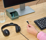 Trust HS-201 Handsfree Wired With Bow Office / Call Center USB Type A Black