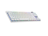 LOGITECH G PRO X TKL LIGHTSPEED Wireless Gaming Keyboard - White (US) Tactile